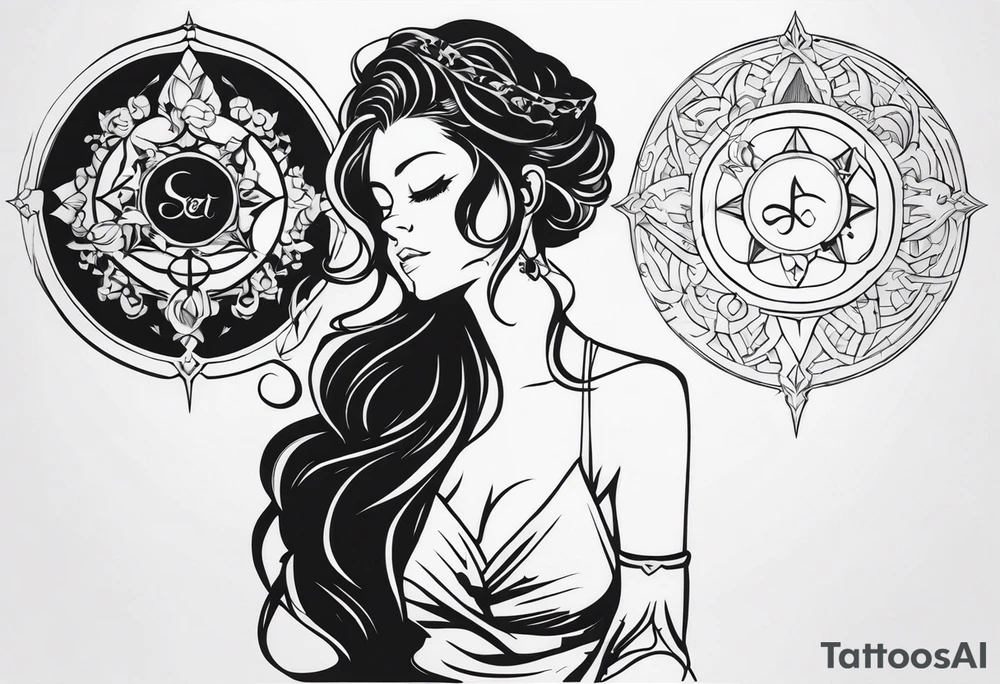 Lady dian seven deadly sins tattoo idea