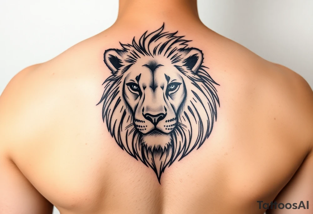 lion tattoo idea