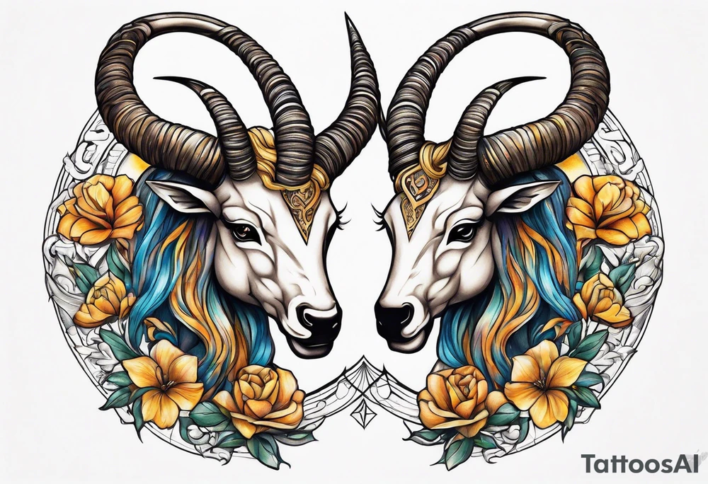 gemini capricorn cancer tattoo idea