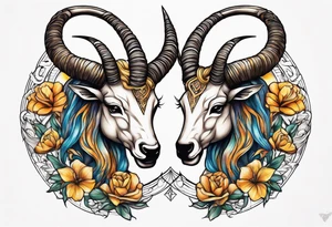 gemini capricorn cancer tattoo idea