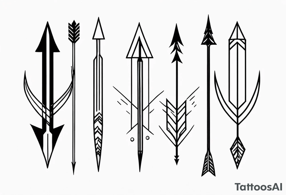 three minimalistic parallel medievall arrows. tattoo idea three minimalistic parallel medievall arrows. tattoo idea
