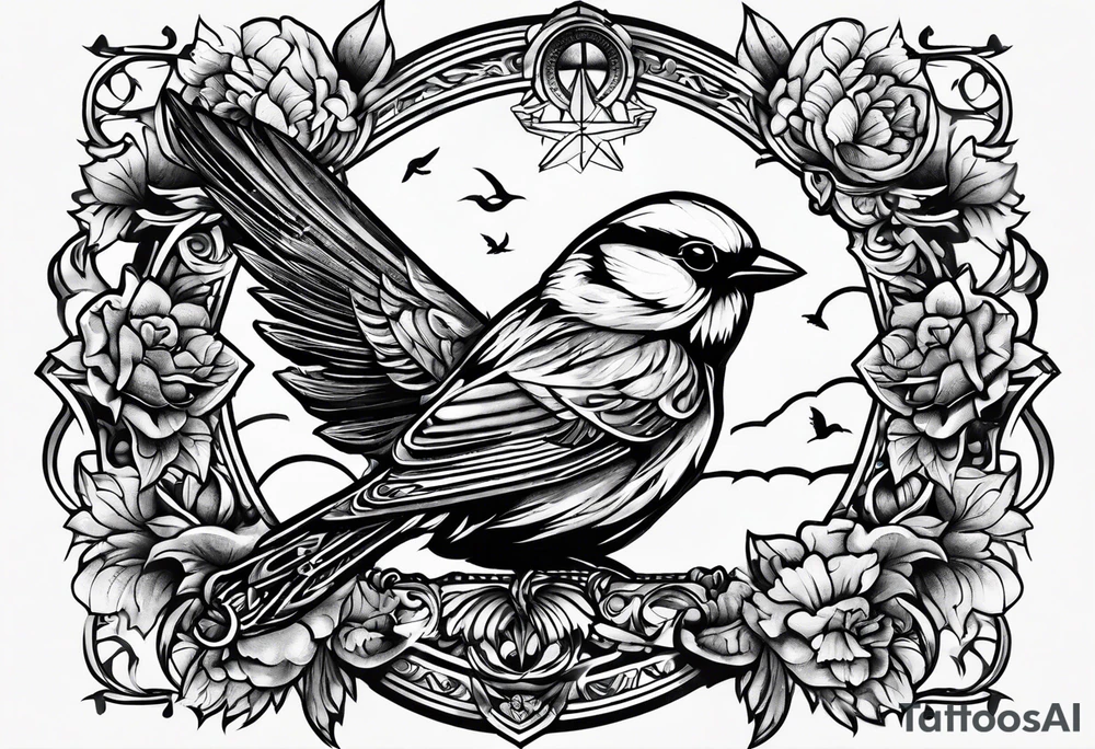 His eye is on the sparrow religious tattoo idea His eye is on the sparrow religious tattoo idea