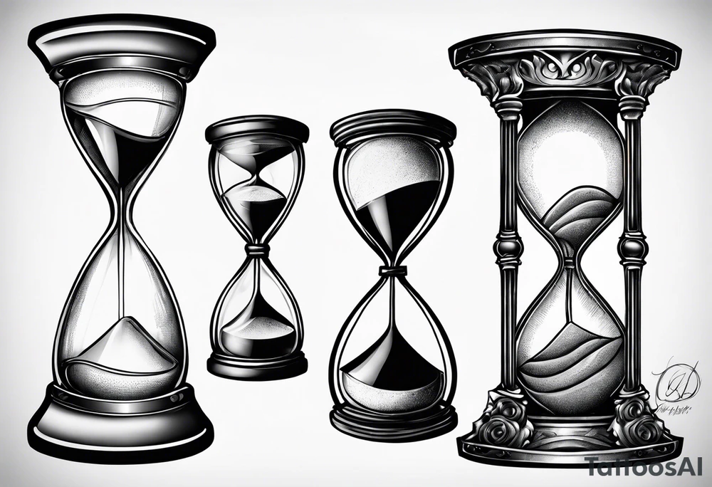Hourglass tattoo idea