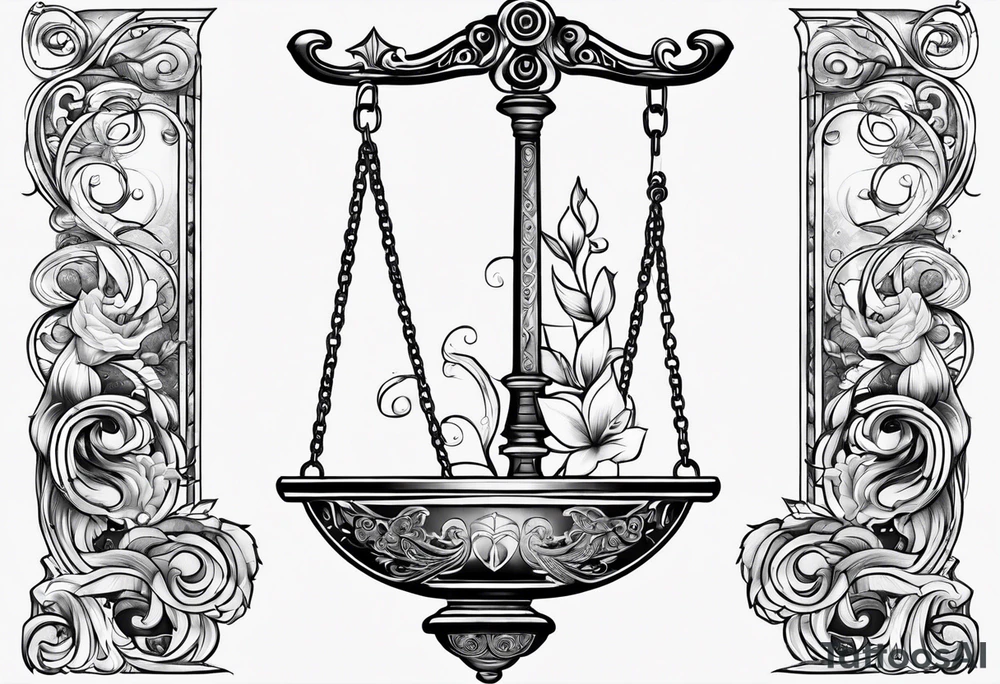 Libra tattoo idea