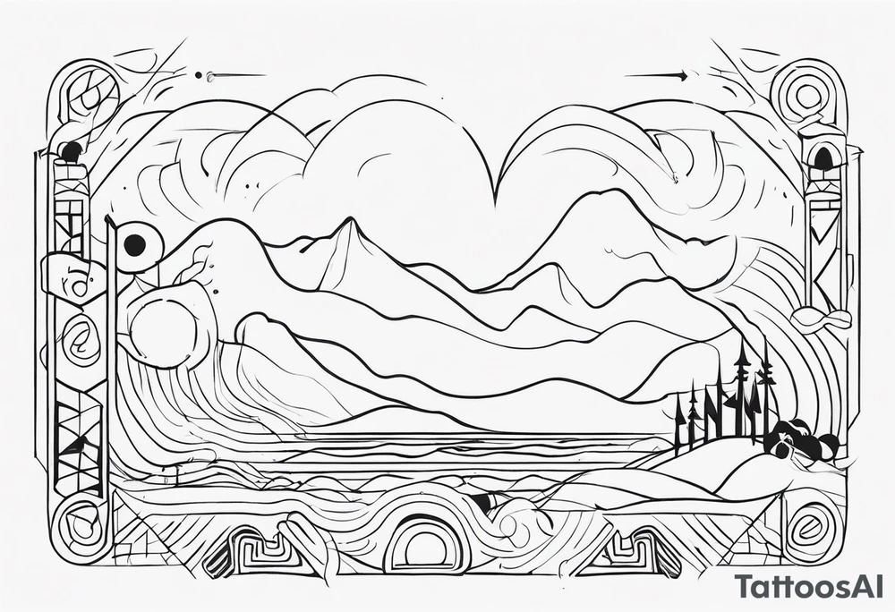 Deafness people tattoo idea