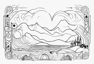 Deafness people tattoo idea