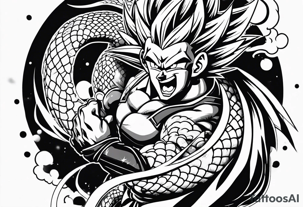 dragonball z tattoo idea