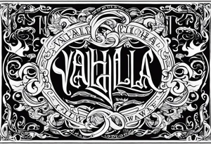 Valhalla chains dark cloud tattoo idea