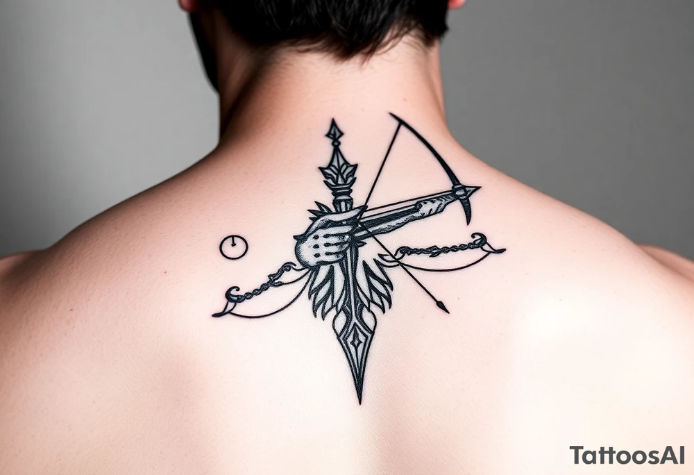 Sexy Sagittarius tattoo idea
