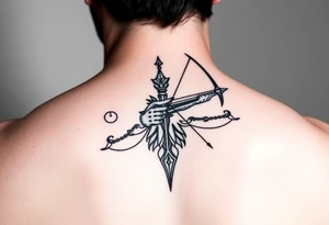 Sexy Sagittarius tattoo idea