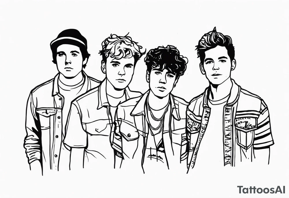 the band "Wallows" tattoo idea