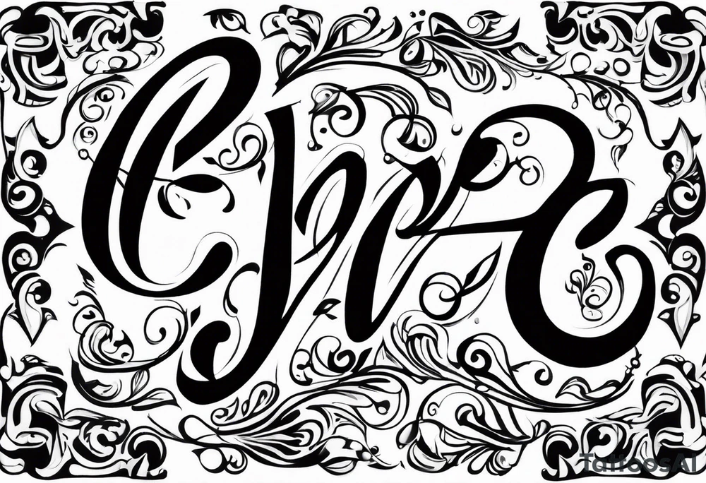 BVP name tattoo idea