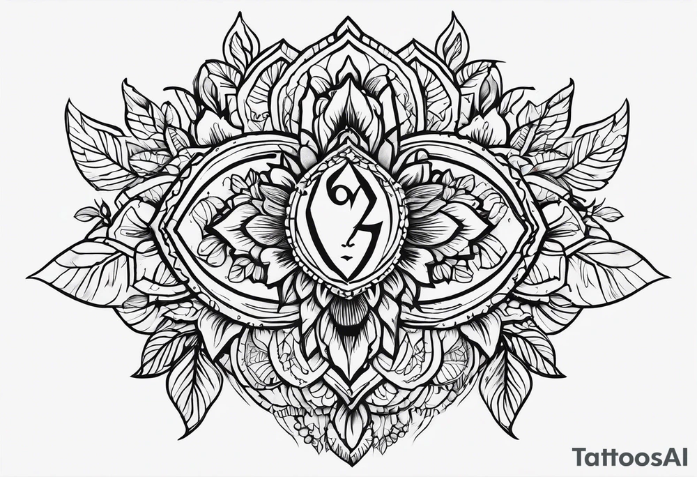a tattoo inspired by the Beyoncé song Love Drought tattoo idea
