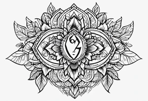 a tattoo inspired by the Beyoncé song Love Drought tattoo idea