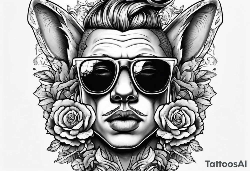 Bad bunny tattoo idea