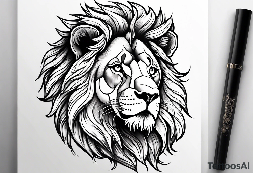 Lion  lionceau tattoo idea