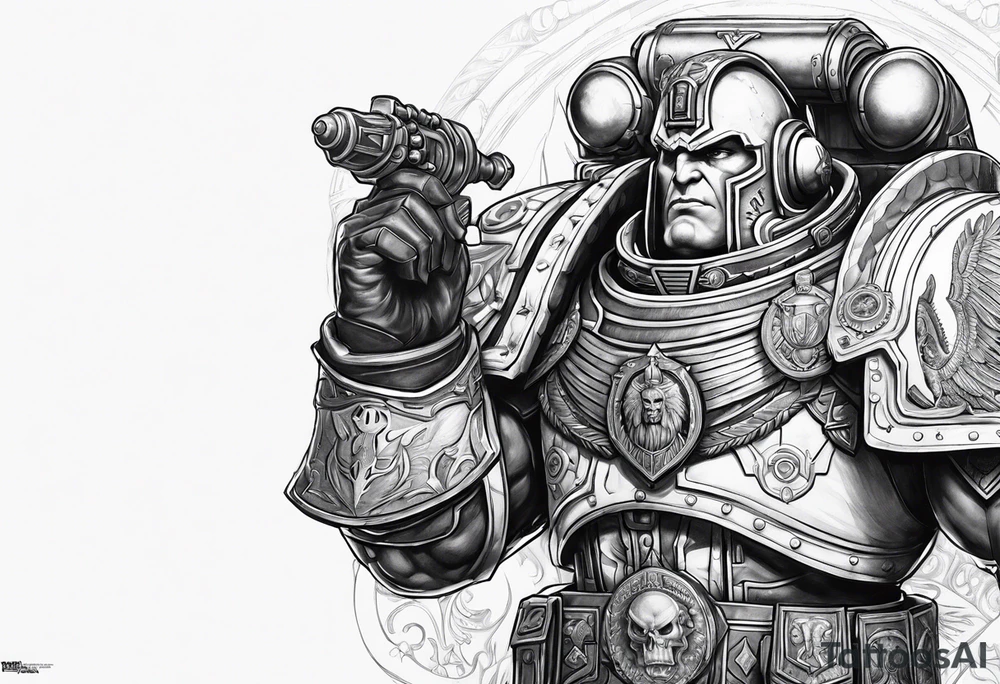 warhammer 40000 space marine robautte guilliman tattoo idea warhammer 40000 space marine robautte guilliman tattoo idea