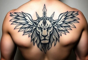Sexy, powerful African goddess of Leo zodiac tattoo idea