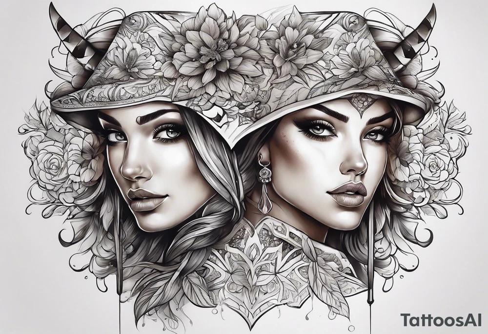 Огонь и вода любовь tattoo idea