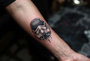 Japanese style storm trooper tattoo idea