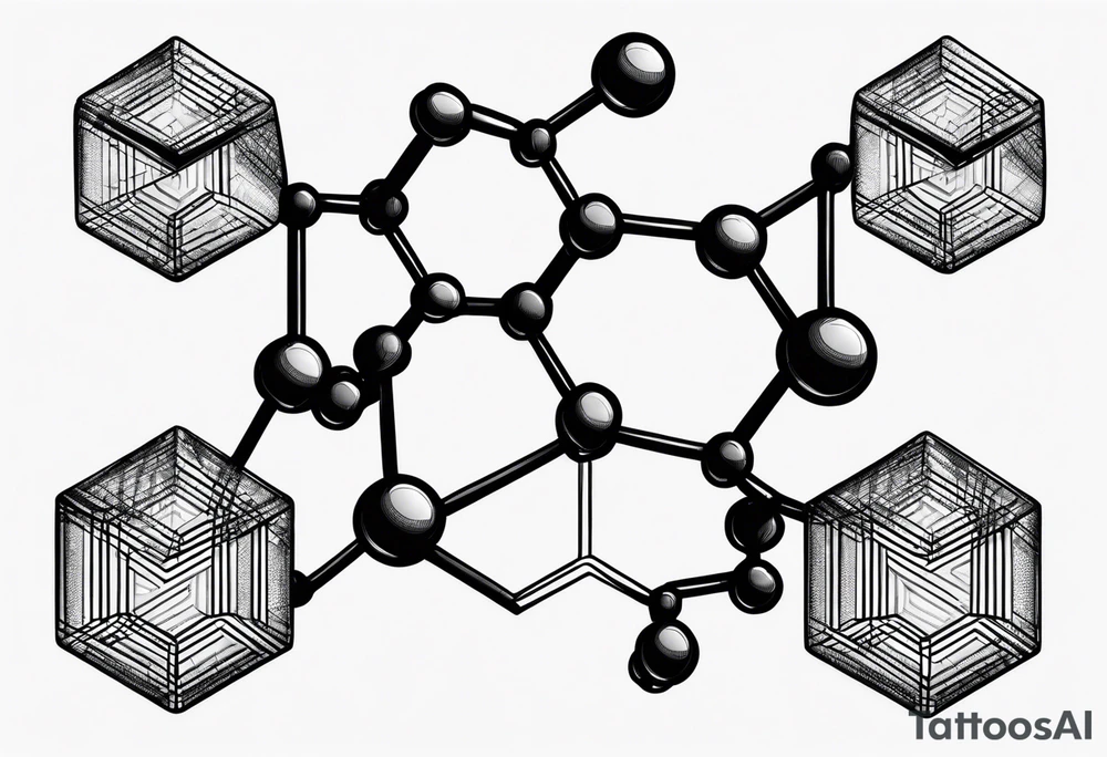 benzene molecule tattoo idea