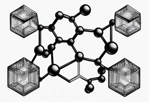 benzene molecule tattoo idea