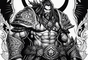 Warcraft fantasy universe tattoo idea
