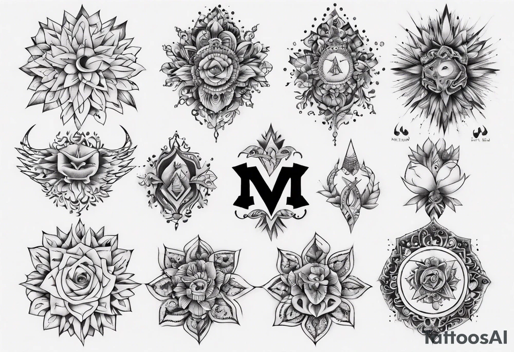 Name Neha tattoo idea