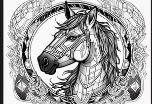 bojack horseman and thor tattoo idea