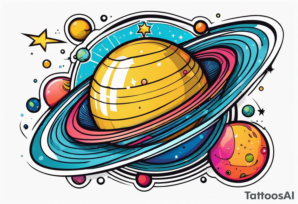 tecnologia e astronomia tattoo idea