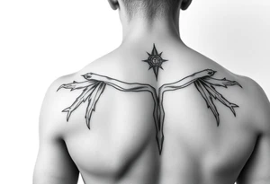 vitruvian man tattoo idea