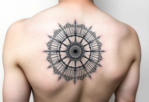 Scared geometry, lines, circit board, forearm tattoo idea