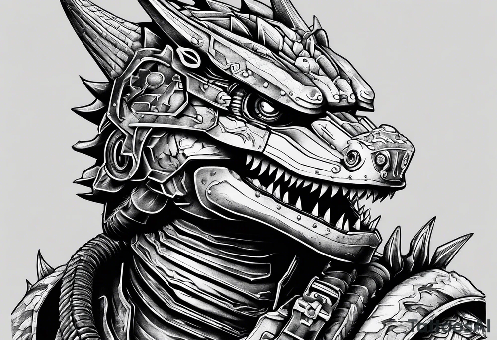 Mechagodzilla tattoo idea