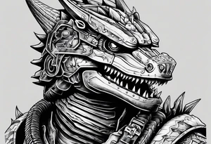 Mechagodzilla tattoo idea