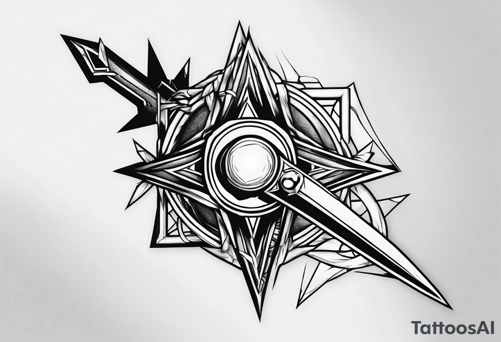 Kunai dragonball tattoo idea