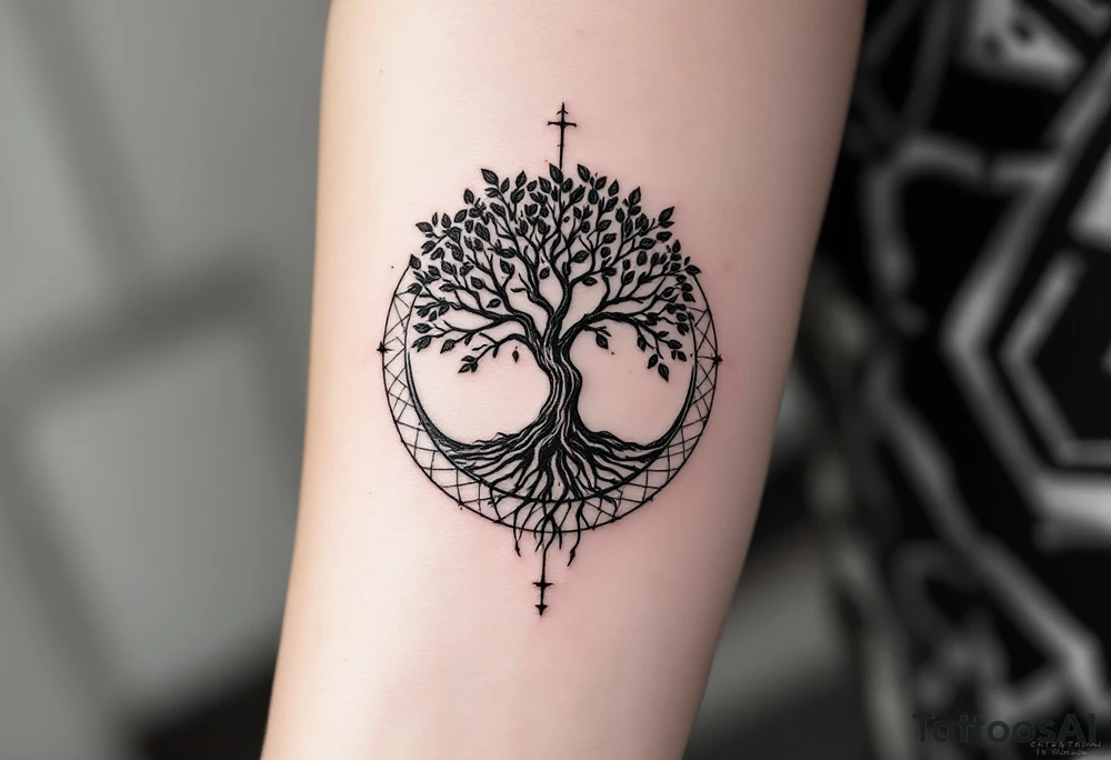 un tatuaje que refleje los principios del estoicismo: "memento mori" "amor fati" "apatheia" "Fateri Errata" "Circulus Virtuoso". puedes usar simbolos como reloj de arena, arbol con hojas cayendo para simular el ciclo de la vida tattoo idea