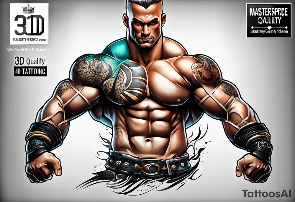 Bodybuilding tattoo idea