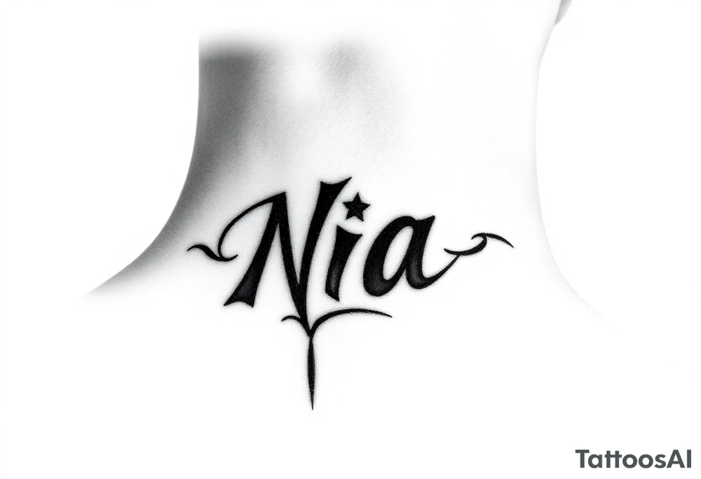 name Nia tattoo idea