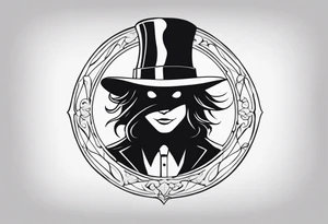 the babadook shadow tattoo idea