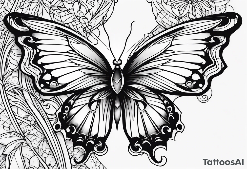 Butterfly tattoo idea