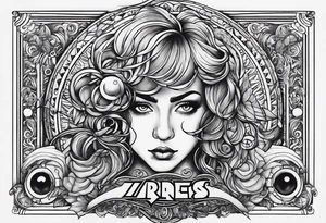 Aries, Led Zeppelin, Pink Floyd, Senses Fail, blink 182, Green Day album art tattoo idea