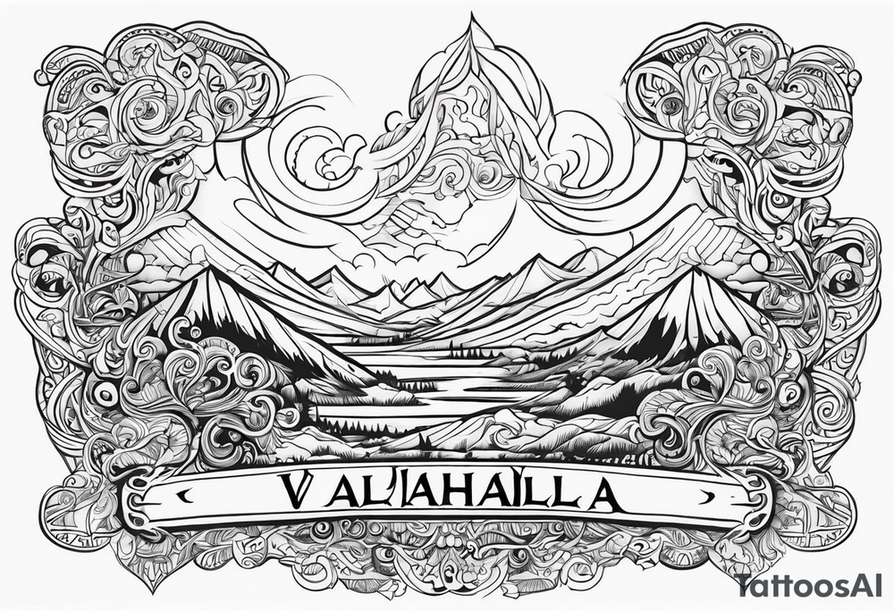 VALHALLA prayer poem tattoo idea