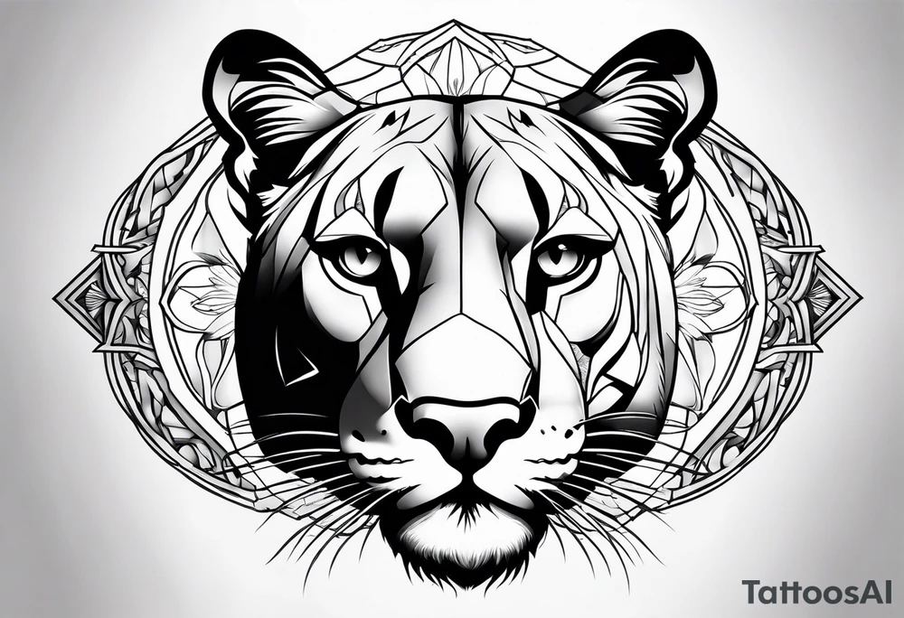 Cougar tattoo idea