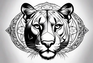 Cougar tattoo idea
