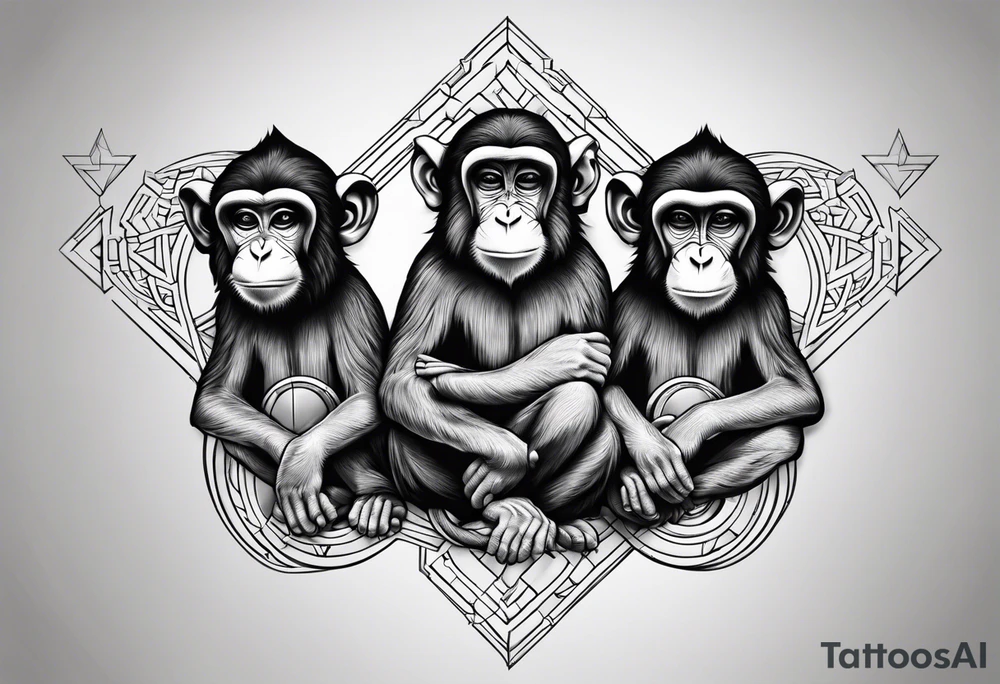 see no evil talk no evil hear no evil monkeys tattoo idea see no evil talk no evil hear no evil monkeys tattoo idea