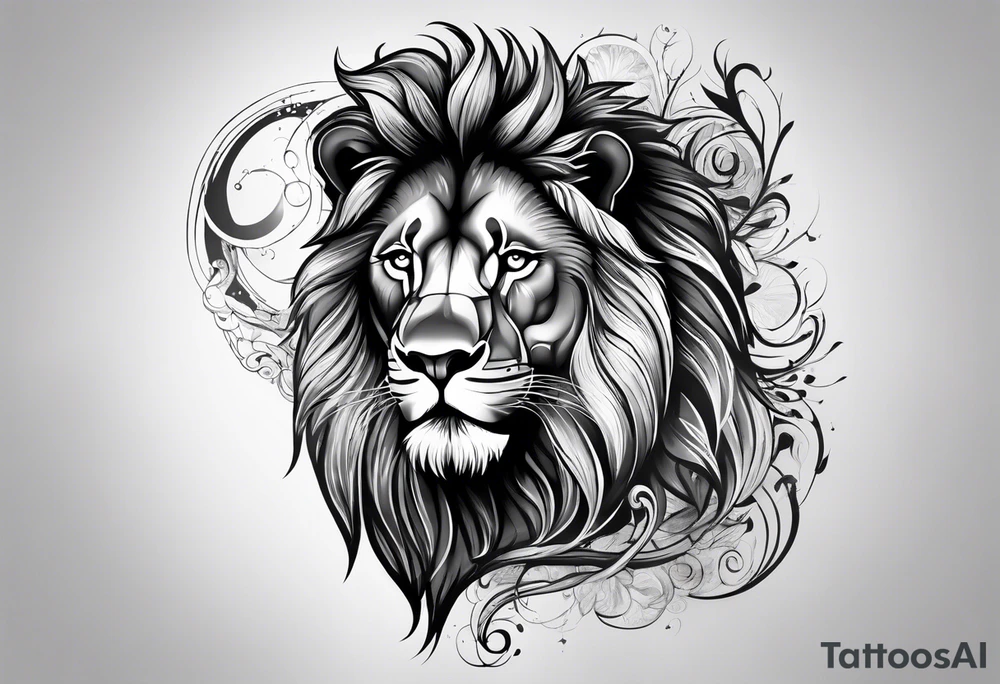 Lion from atlas tattoo idea