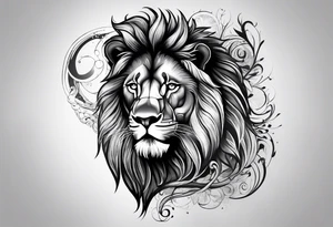 Lion from atlas tattoo idea