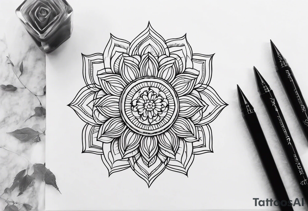 Mandala tattoo idea