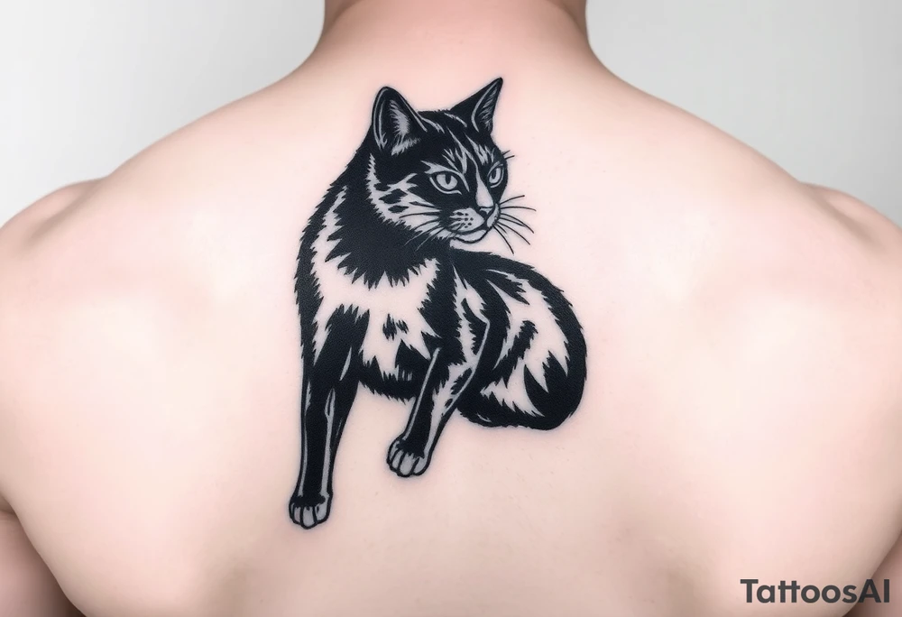 Black Cat tattoo idea