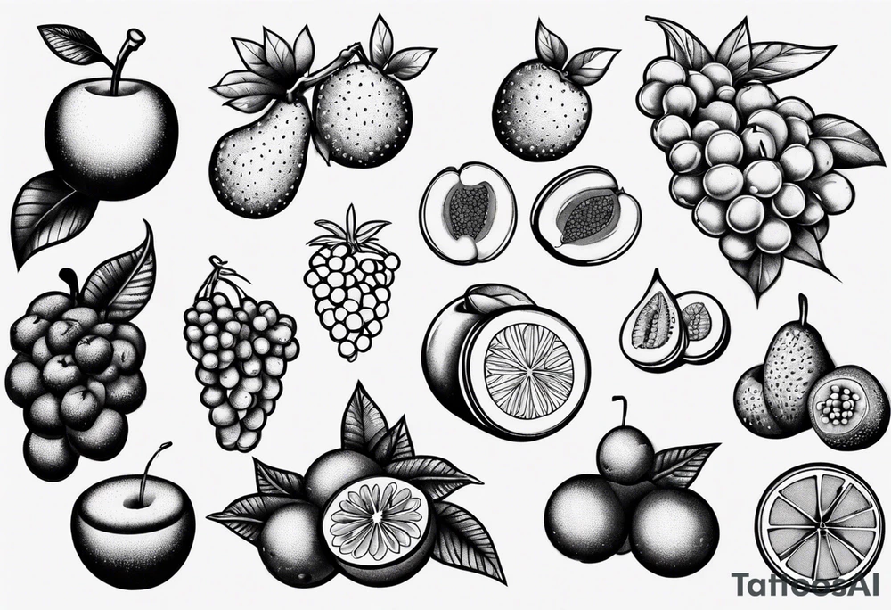 Fruits tattoo idea